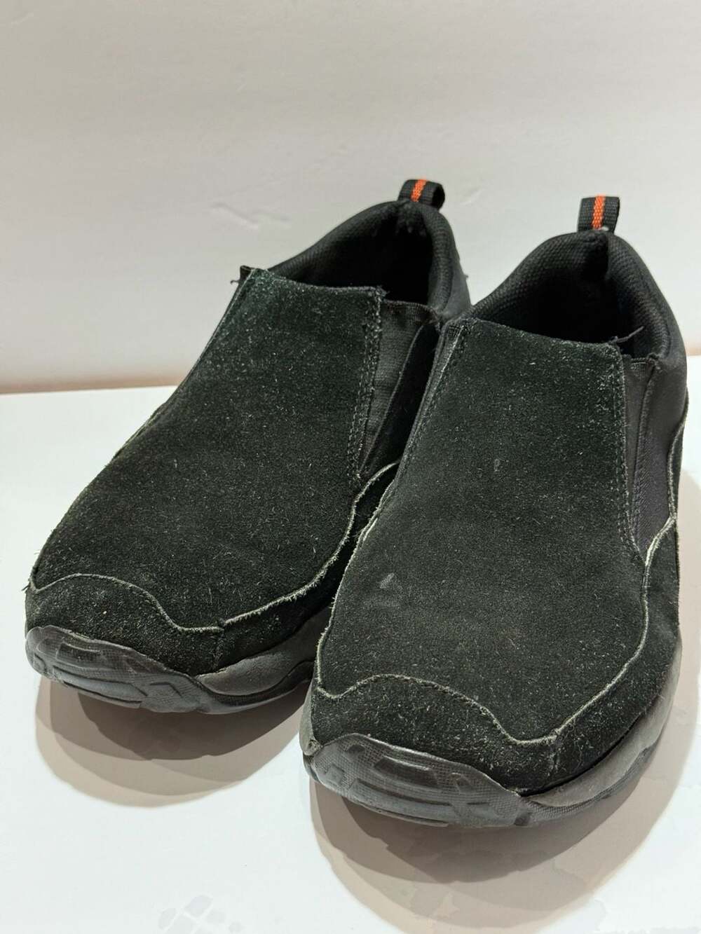Faded Glory GAN 2505966 Men's Black Suede Slip On Casual Loafers Size 9